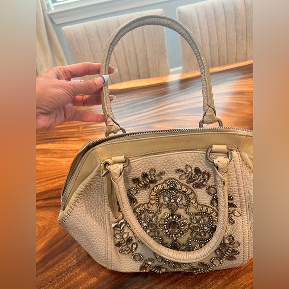 BRIGHTON RARE  SNAKE EMBOSSED
SHOULDER BAG - Picture 11 of 11